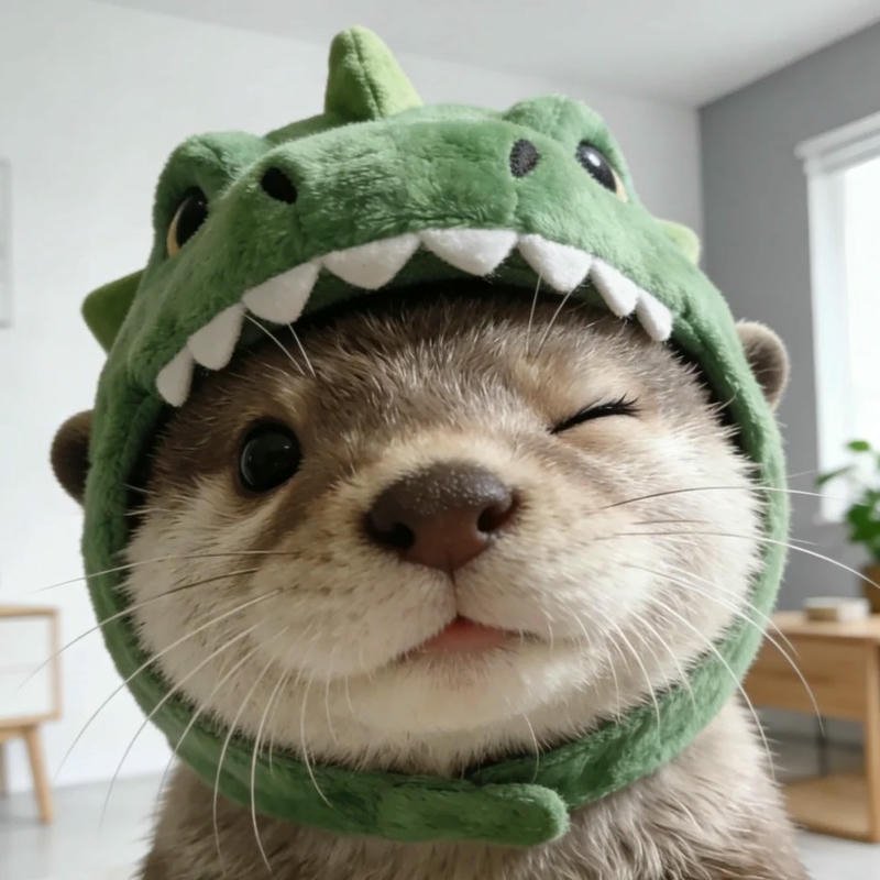 Ảnh đại diện rái cá biểu cảm đơ vô tri