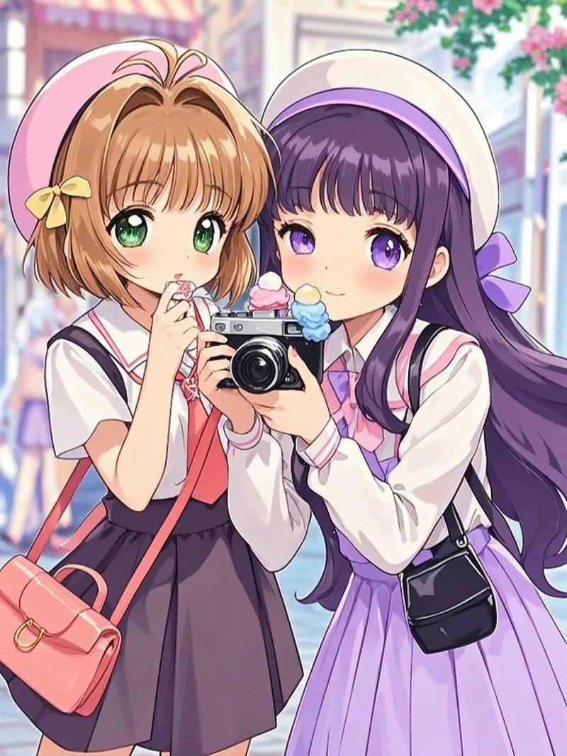 Ảnh đôi bạn thân anime khơi gợi cảm giác ấm áp