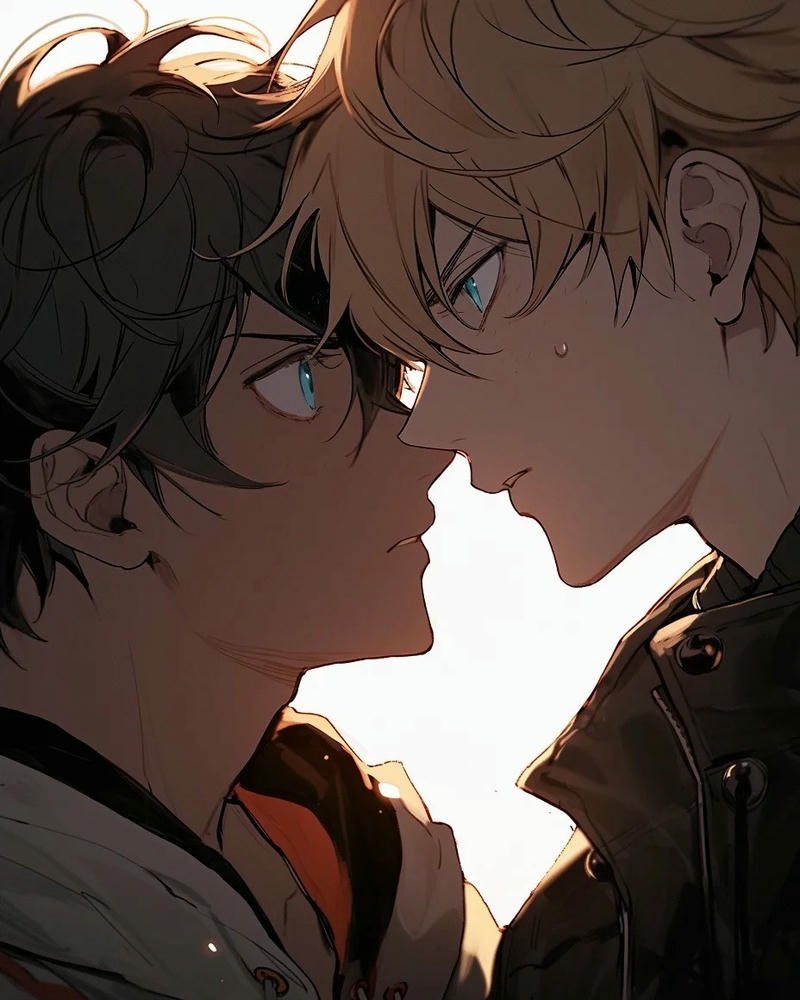 Ảnh đôi bạn thân anime nổi bật nét vẽ dễ thương