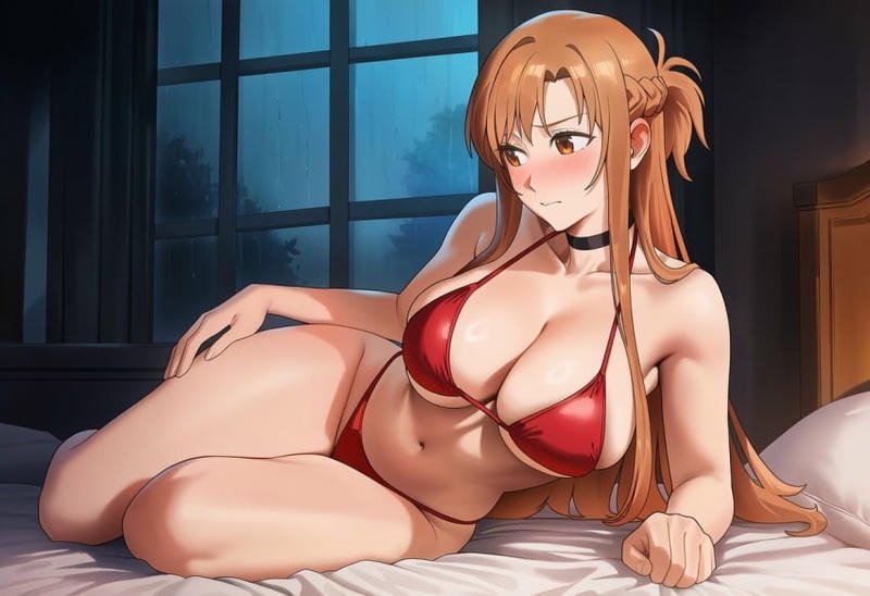 Ảnh gái anime mặc bikini ngây ngất
