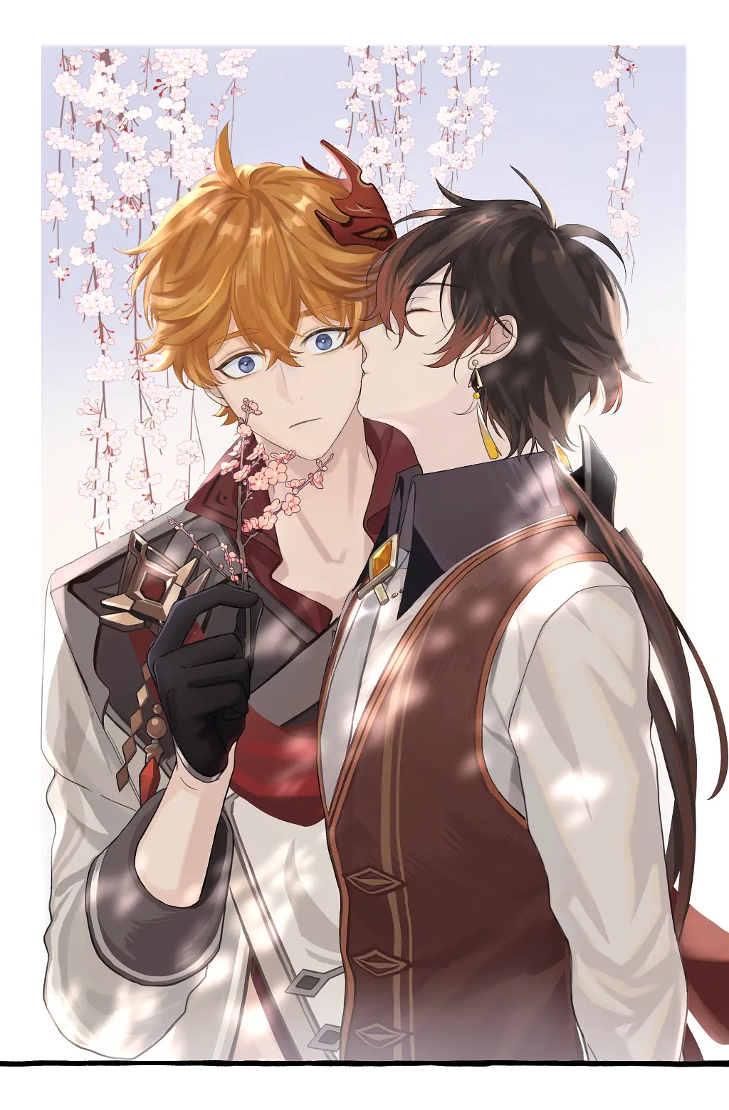 Ảnh hentai gay quyến rũ thể hiện sự mê hoặc