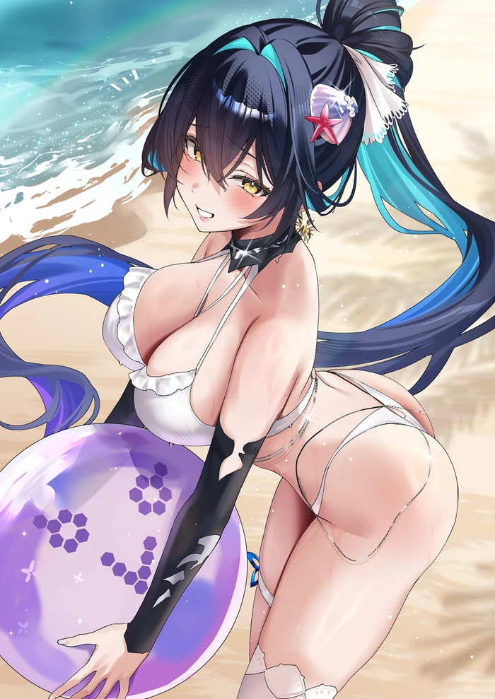 Ảnh hentai ngực to bikini khoe hàng