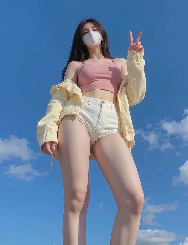 Ảnh mỹ nhân mặc quần ngắn cực kỳ nóng bỏng