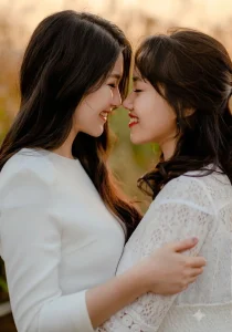 Ảnh sex les màn trình diễn mông tròn quyến rũ