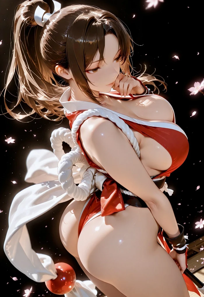 Anime girl Mai Shiranui sexy khỏa thân gợi dục