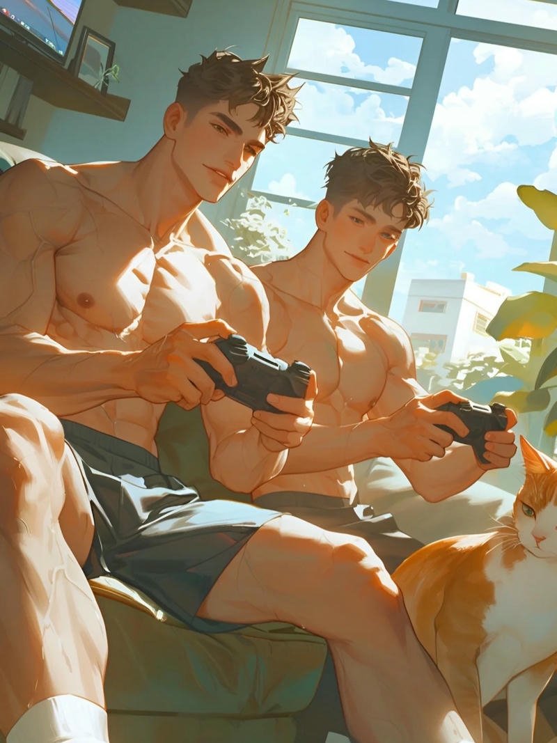 Anime nam body 6 múi săn chắc