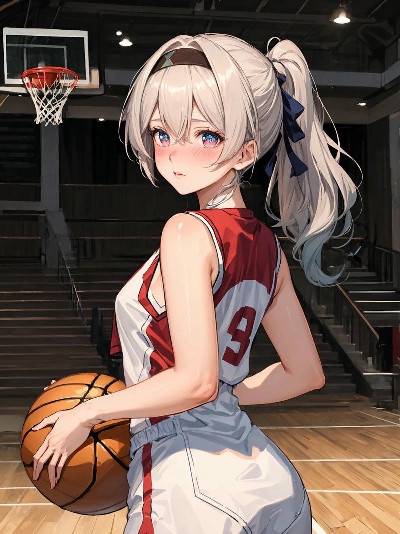 Artwork anime lấy cảm hứng bóng rổ