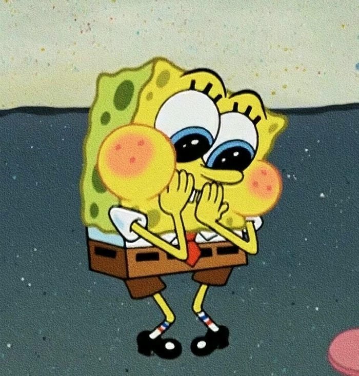 Avatar bọt biển dễ thương đẹp