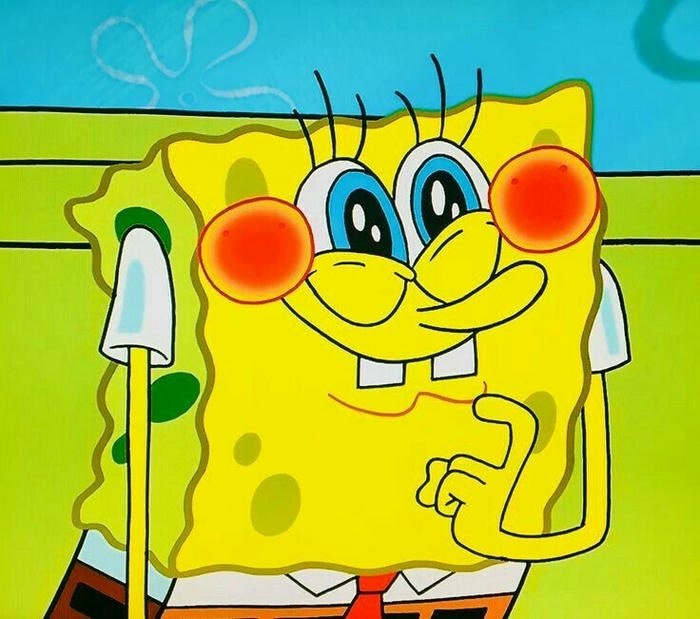 Avatar bọt biển nhìn đáng yêu