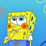 Avatar bọt biển nhìn thư giãn