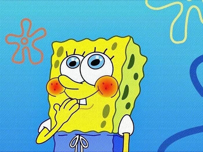 Avatar bọt biển nhìn thư giãn