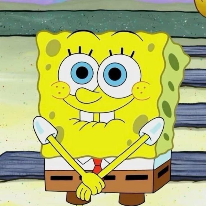 Avatar bọt biển vui tươi sáng