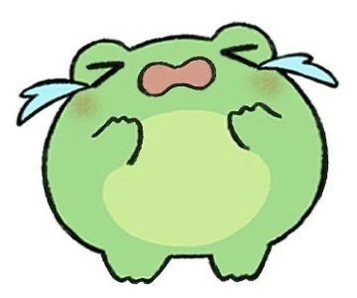 Avatar ếch màu xanh dịu mắt nhẹ