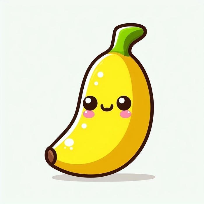Avatar quả chuối cute ngộ nghĩnh