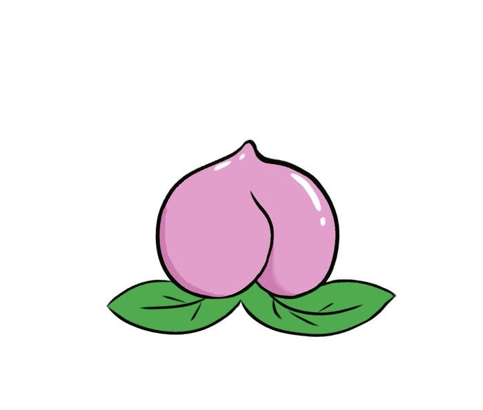 Avatar quả đào nhìn dễ thương
