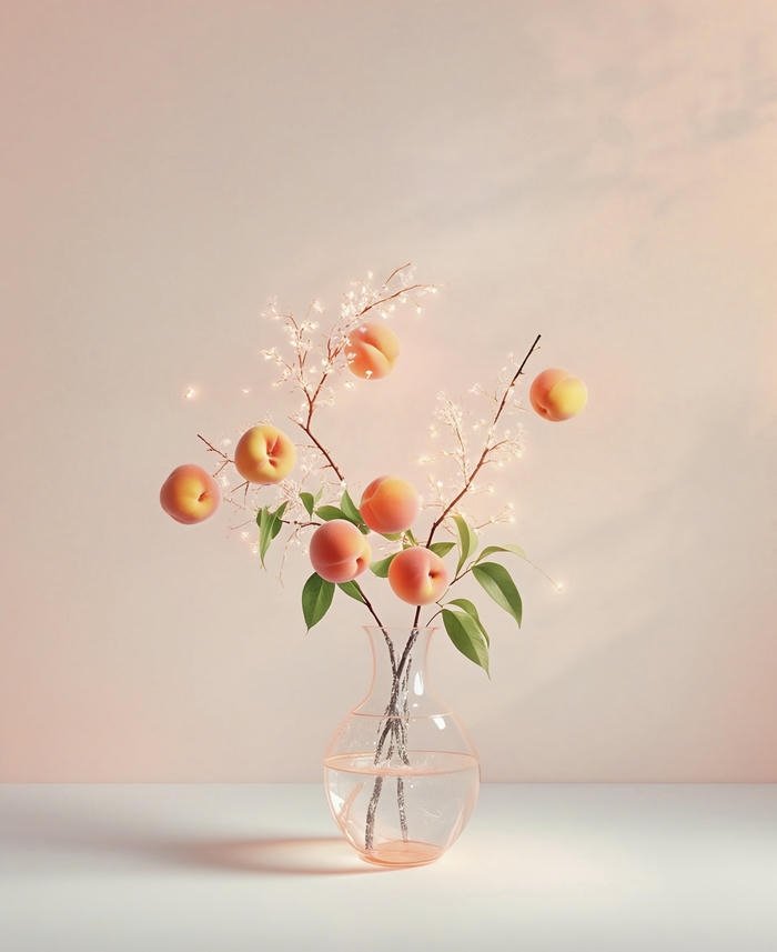 Avatar quả đào nhỏ nhắn đáng yêu