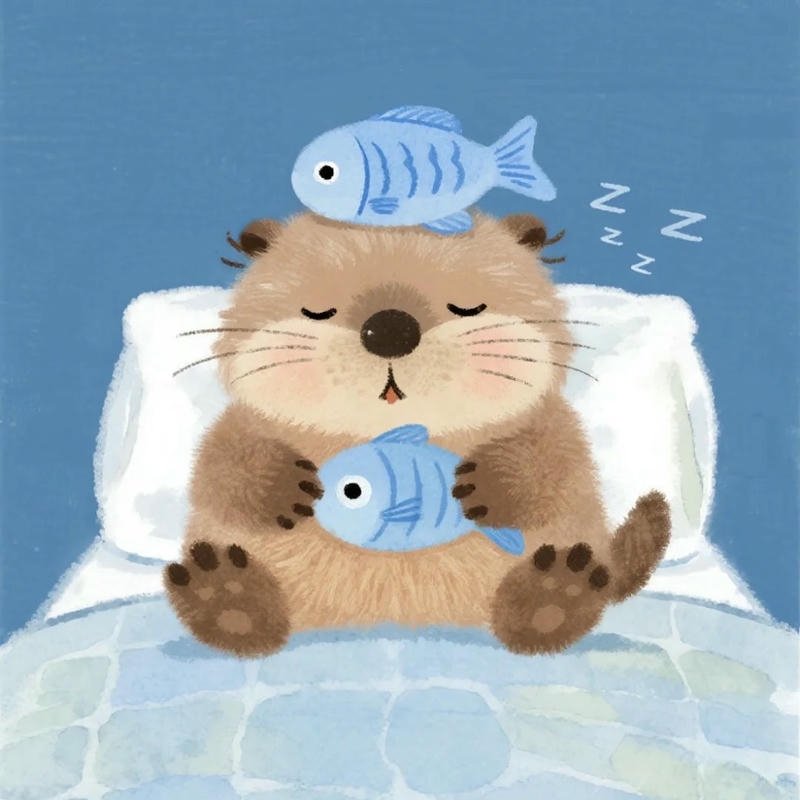 Avatar rái cá biểu cảm bình thản kiểu vô tri