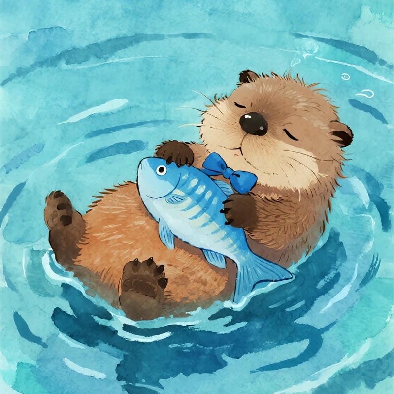 Avatar rái cá gương mặt đơ phong cách vô tri