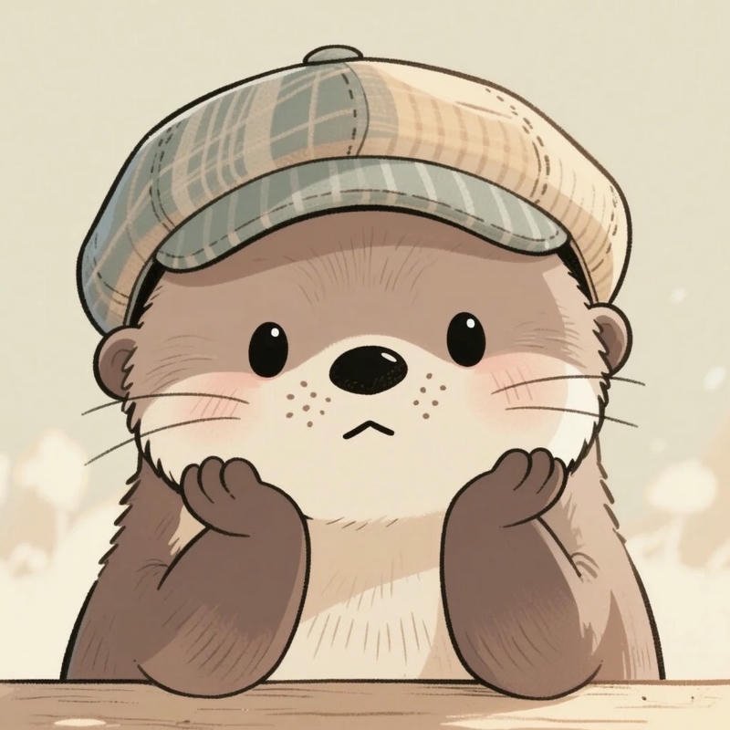 Avatar rái cá vô tri gương mặt đơ hài hước gây chú ý