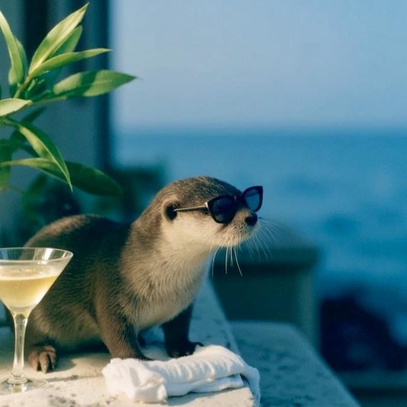 Avatar rái cá vô tri hình ảnh hài hước gây ấn tượng