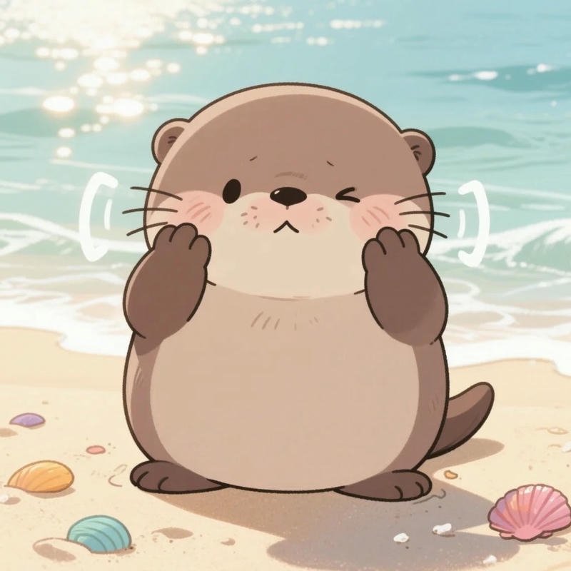 Avatar rái cá vô tri hình tượng đáng yêu mang nét hài