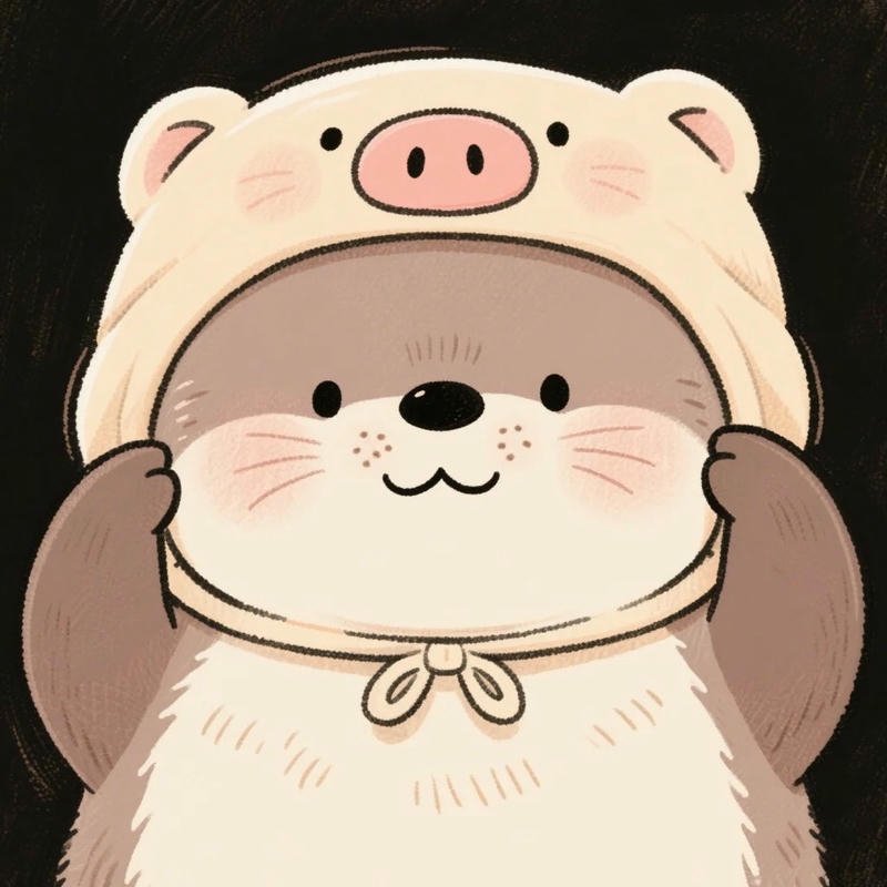 Avatar rái cá vô tri phong cách hài hước rất cuốn hút