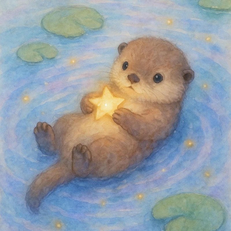 Avatar rái cá vô tri tạo hình dễ thương với nét đơ