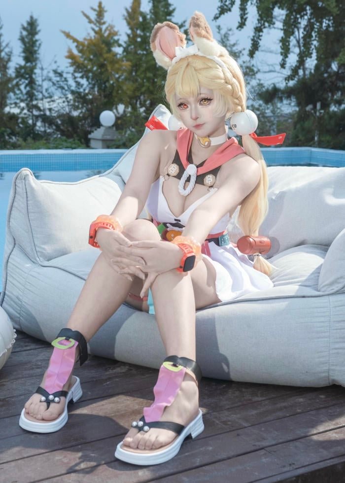 Bức ảnh cosplay anime gợi hình ảnh sống động