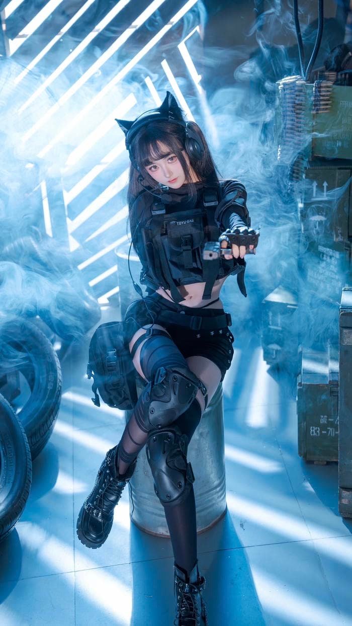 Bức ảnh gái xinh cosplay cho thấy hình ảnh nhân vật