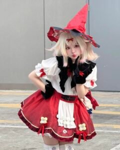 Bức hình cosplay cute thể hiện hình ảnh nhân vật dễ yêu