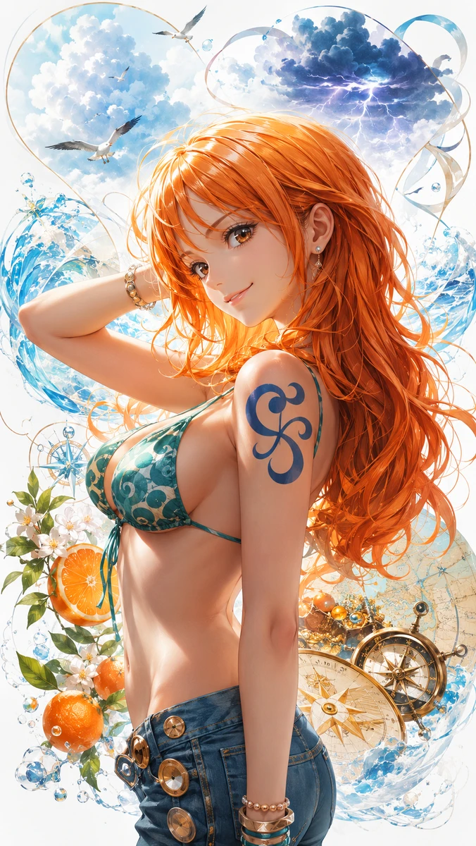 Cô gái Nami Hentai nóng bỏng ngực đẹp hút hồn