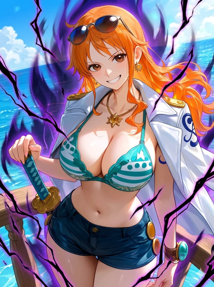 Cô gái Nami Hentai sexy ngực đẹp cuốn hút