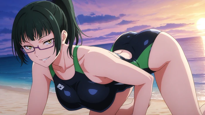 Cô nàng Jujutsu Kaisen hentai mê mẩn dáng vẻ gợi cảm hoàn hảo