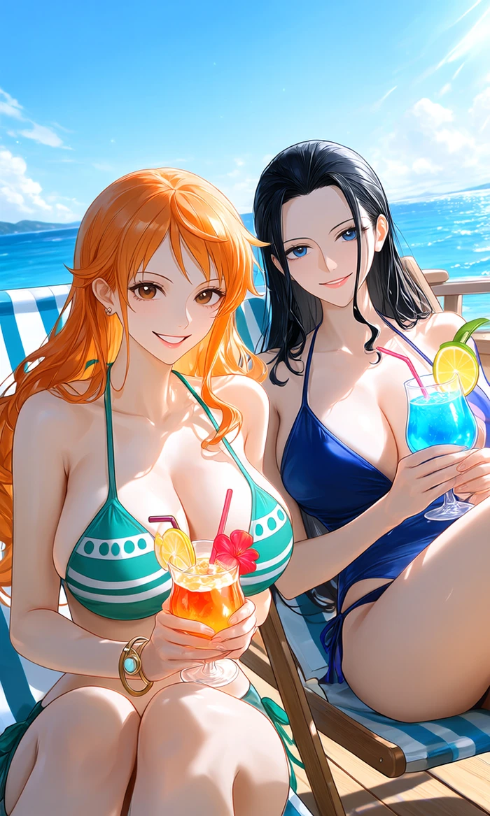 Cô nàng Nami Hentai sexy vòng một đầy đặn