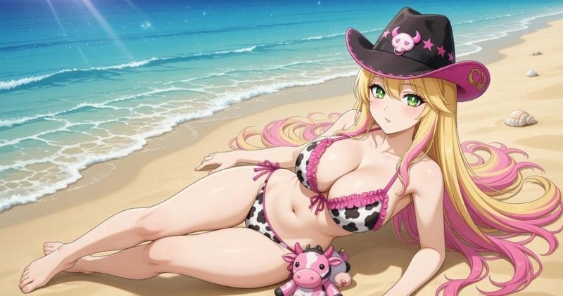 Gái anime sexy bikini R34 full không che