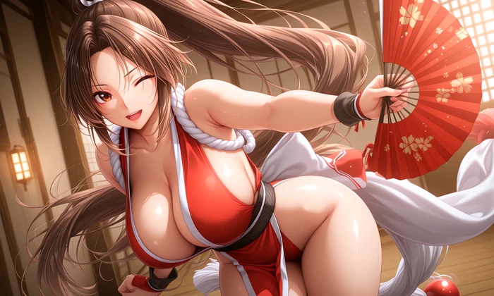 Hình Mai Shiranui hentai gợi cảm với ngực khủng