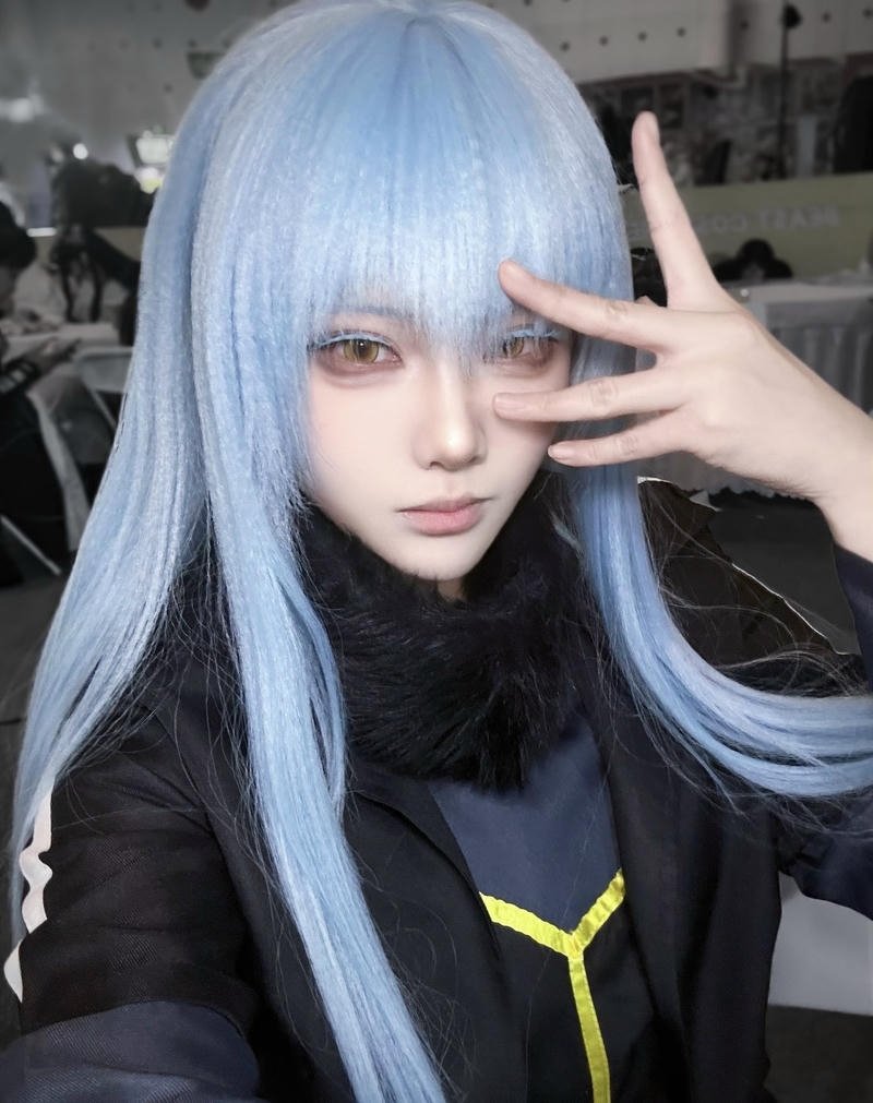 Hình Rimuru cosplay mang nét ngộ nghĩnh đáng mến
