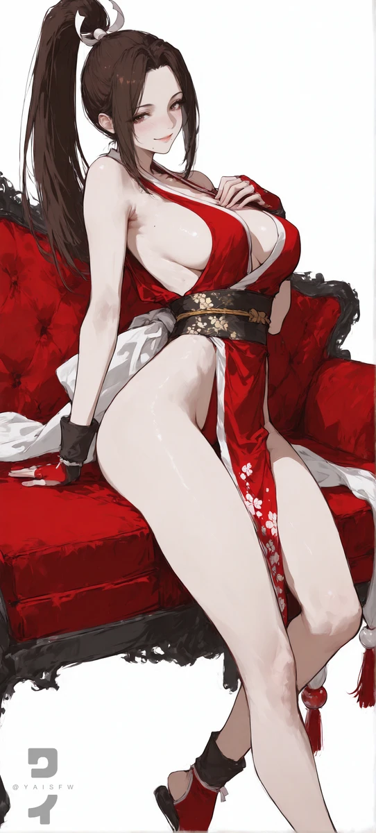 Hình ảnh Mai Shiranui hentai Doujin vòng ba hoàn hảo