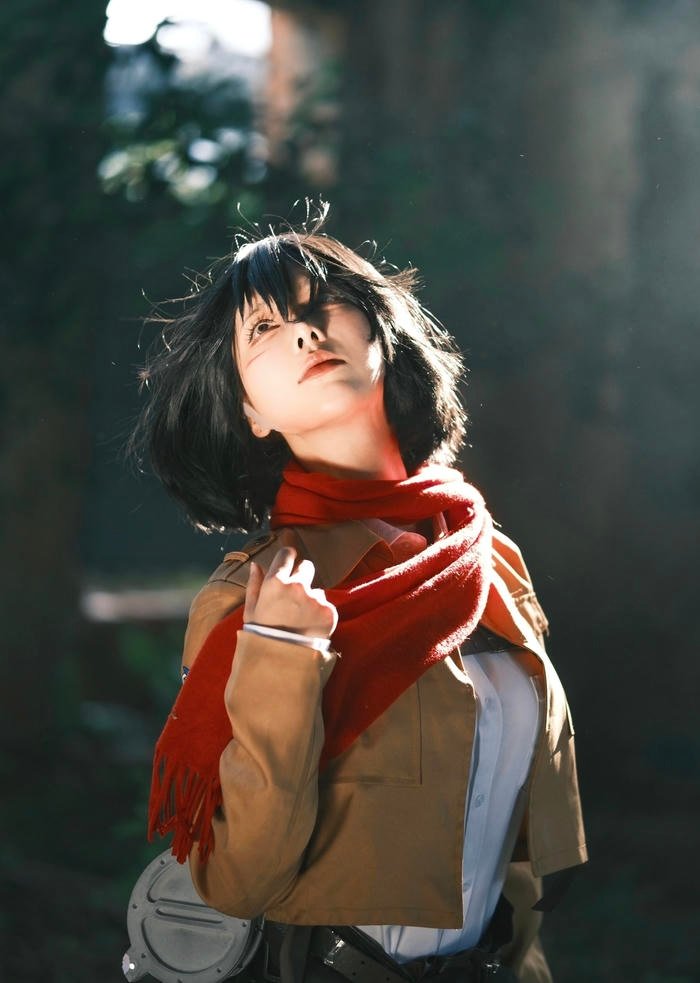 Hình ảnh cosplay anime nữ tạo dáng đáng yêu trước ống kính