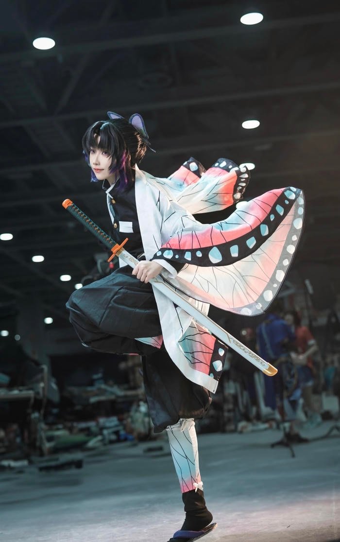 Hình ảnh cosplay anime thể hiện hình tượng đặc trưng