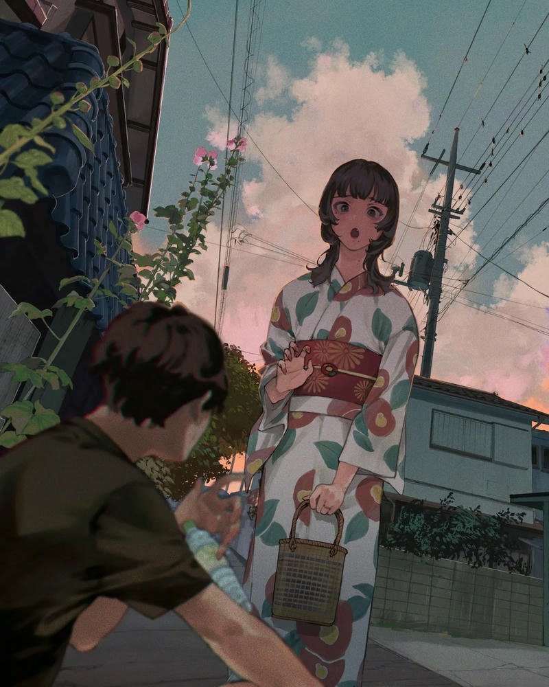 Hình ảnh tình bạn anime đáng yêu