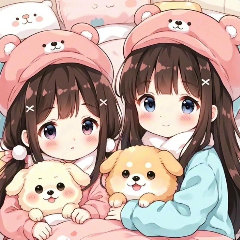 Hình anime ghi lại tình bạn bền chặt