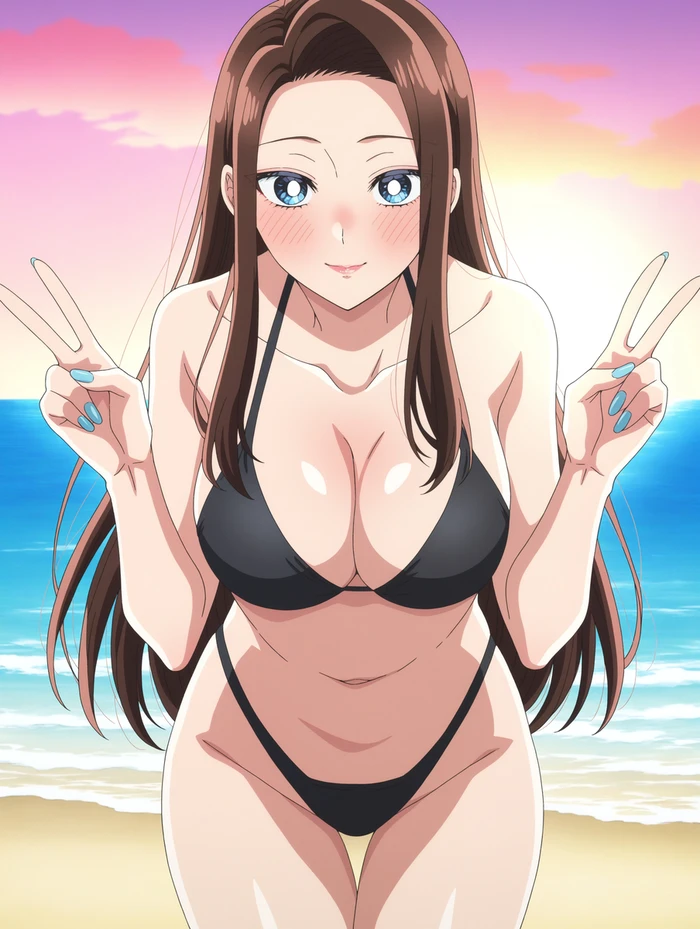 Hình anime ngực to tròn đầy cuốn hút