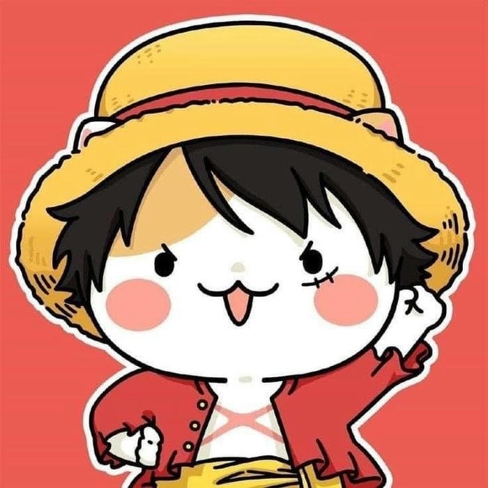 Hình avatar One Piece chibi gọn gàng