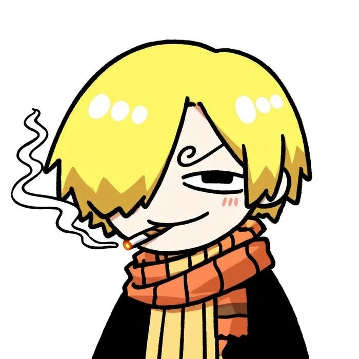 Hình avatar One Piece chibi hài hước