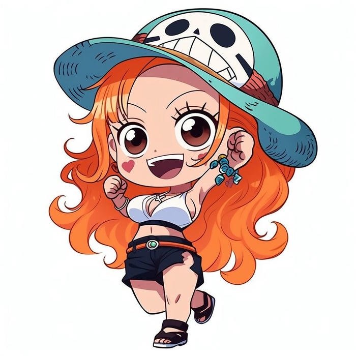 Hình avatar One Piece chibi thân thiện