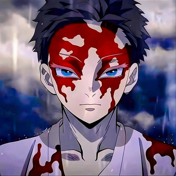 Hình avatar akaza mạnh mẽ vững