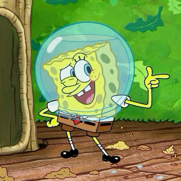 Hình avatar bọt biển rực rỡ