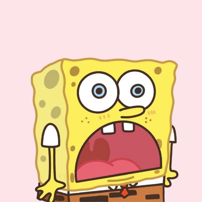 Hình avatar bọt biển sinh động