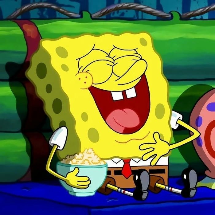 Hình avatar bọt biển thân thiện